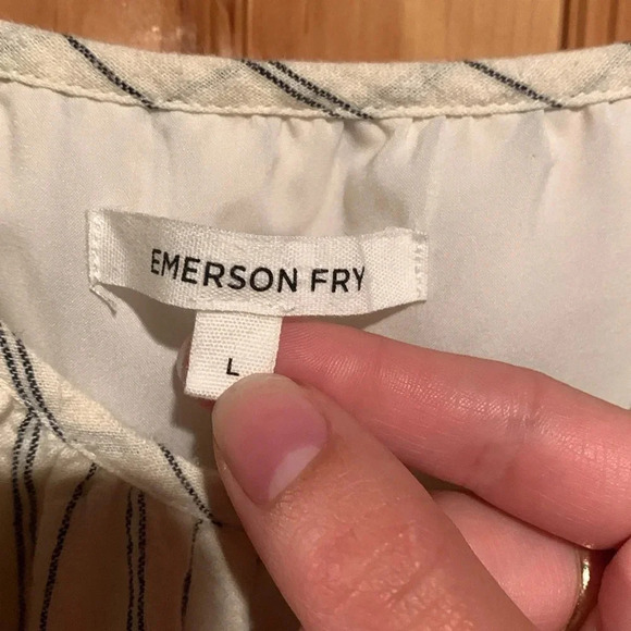 EMERSON FRY dress jasmine mini stripe dress - Picture 3 of 9